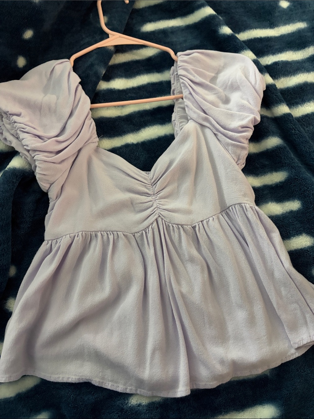 Lilac Blouse Top
